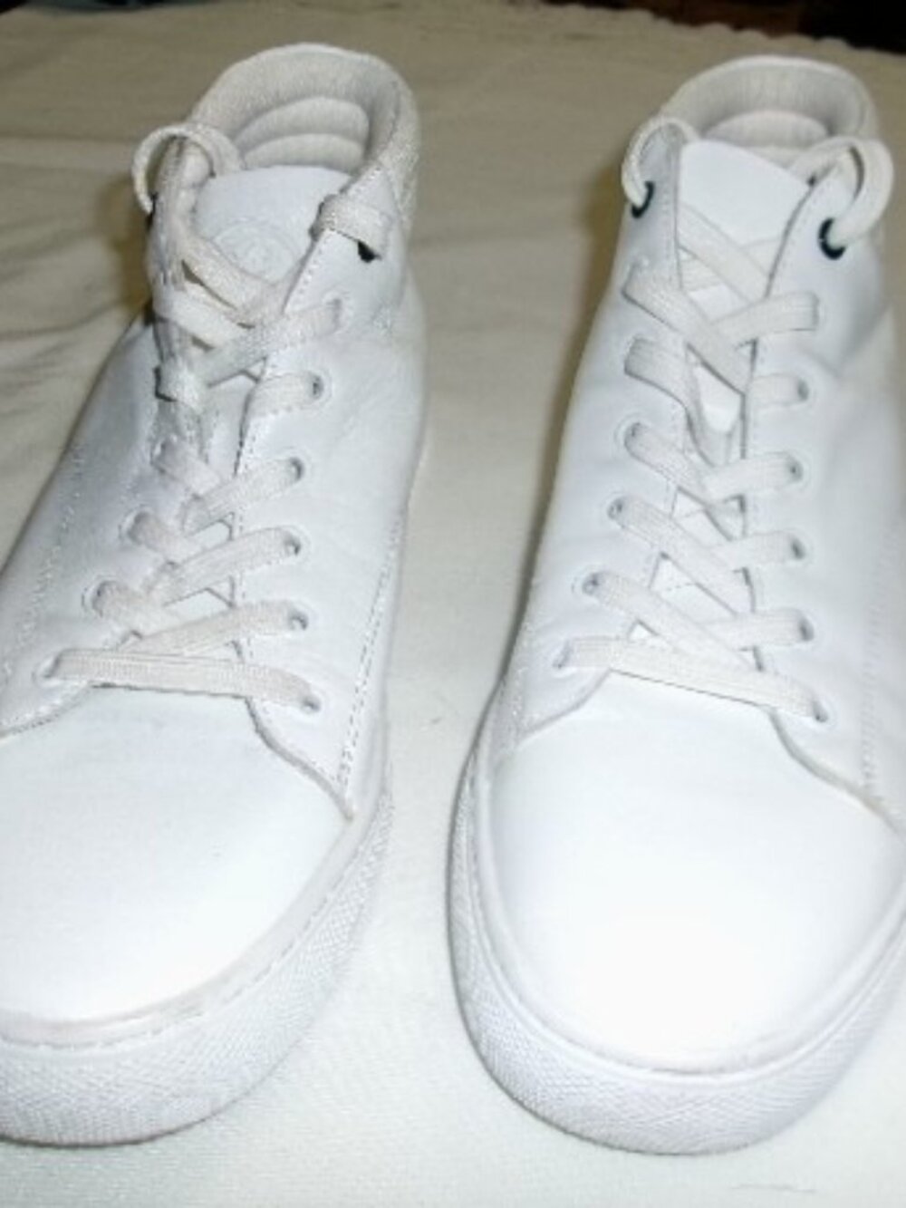 G4‎ G/FORE Mid Street Disruptor White Leather Golf Shoes Men's Size 8